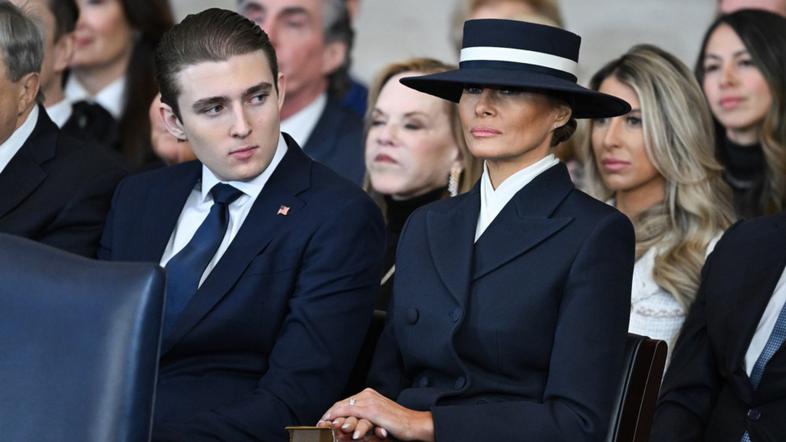 barron trump, melania trump