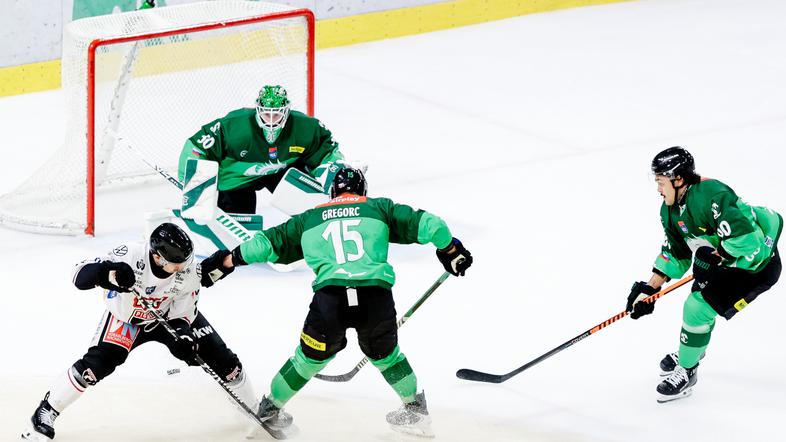 hokej, liga ICEHL, Olimpija Ljubljana - Pioneers Vorarlberg