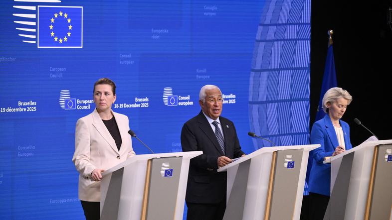 Mette Frederiksen Antonio Costa Ursula von der Leyen