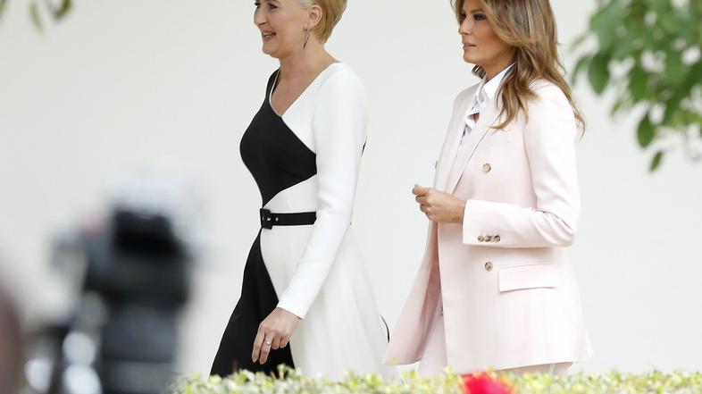 Agata Kornhauser-Duda, melania trump