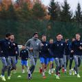 slovenska nogometna reprezentanca trening