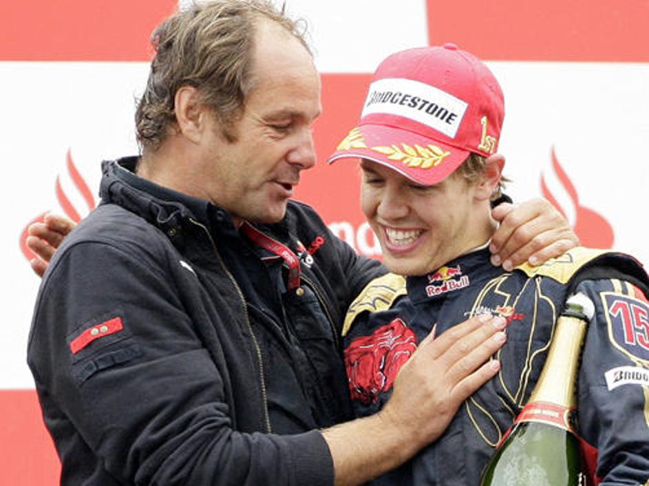 Zmagovalca Monze: Gerhard Berger in Sebastian Vettel