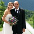 Janez in Urška sta se poročila julija. (Foto: Nik Rovan)