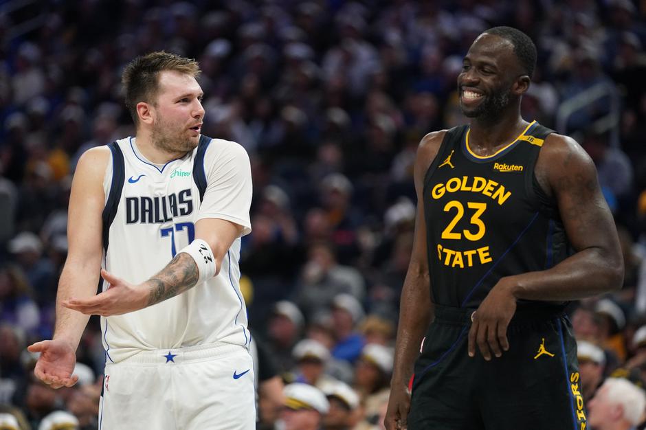 Luka Dončić in Draymond Green | Avtor: Profimedia