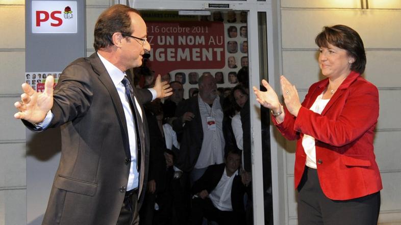 Hollande in Aubry