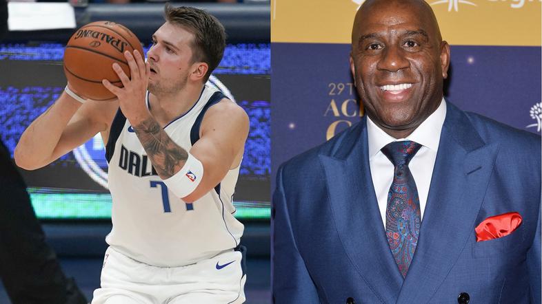 Magic Johnson in Luka Dončić