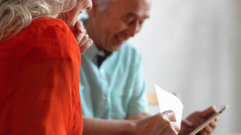 Starejši par, upokojenci