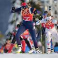 Berger mešane štafete biatlon Soči 2014 olimpijske igre