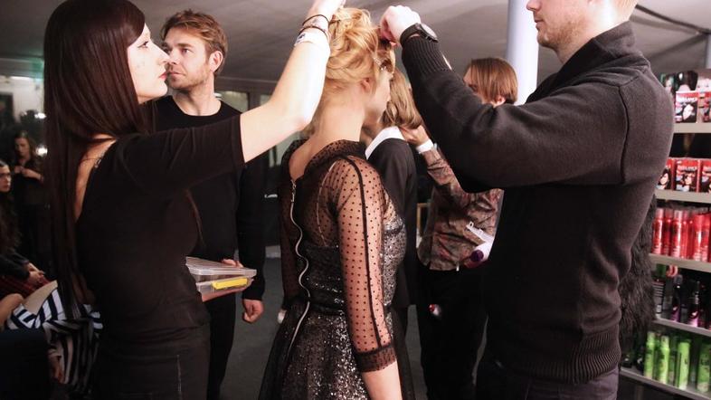 teden mode fashion week backstage zaodrje zakulisje