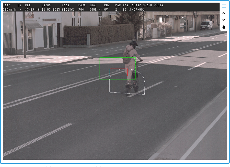 E-skiro radar merilnik hitrost | Avtor: Mestno redarstvo MU MOL