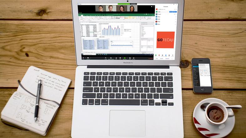 Excel webinar pri GO tečajih