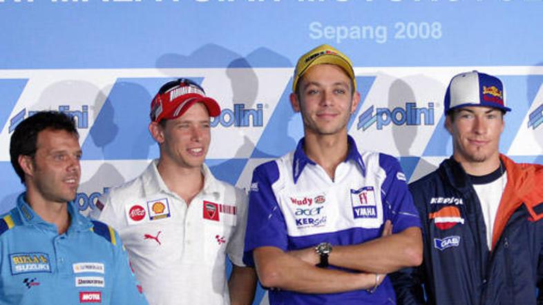 Dirkači so bili na četrtkovi novinarski konferenci dobro razpoloženi.