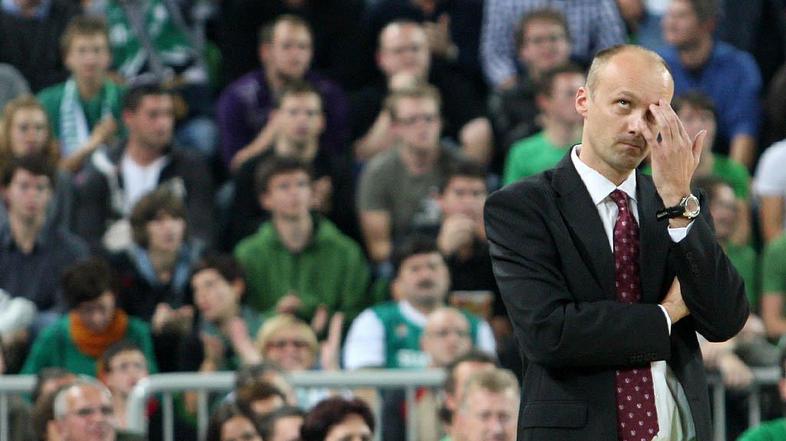Jure Zdovc snuje načrt za četrto zmago v Evroligi. (Foto: Boštjan Tacol)