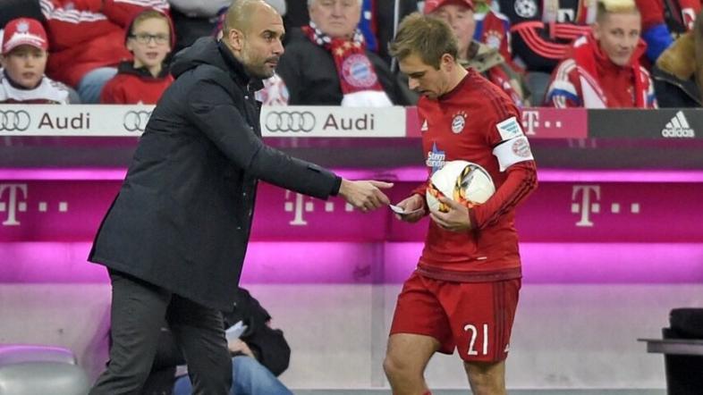 pep guardiola philipp lahm bayern 