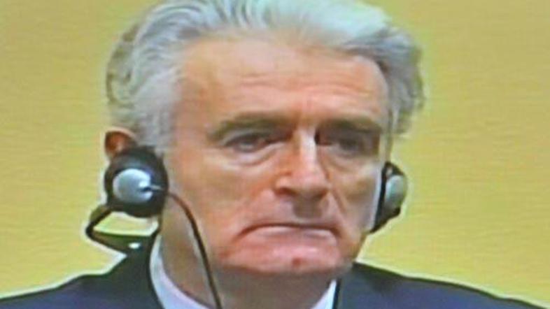 Karadžića obtožnica ne bo bremenila poboja Hrvatov v BiH, ker je premalo časa, z