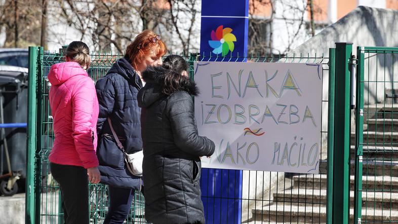 Stavka zaposlenih v vzgoji in izobraževanju