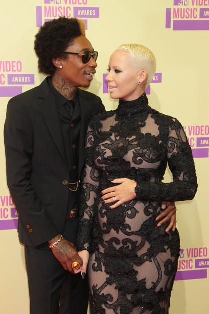 Wiz Khalifa in Amber Rose