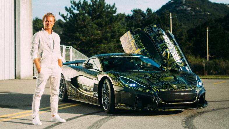 Nico Rosberg in Rimac