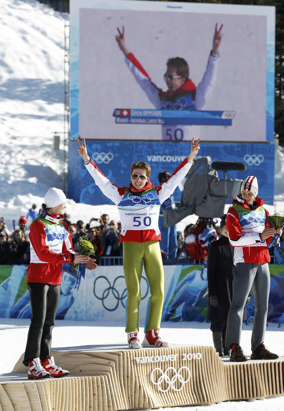 olimpijske igre Vancouver skoki Simon Ammann | Avtor: Žurnal24 main