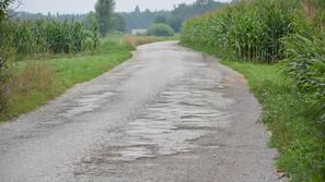 Smlednik, Dragočajna, rekonstrukcija ceste, občina Medvode