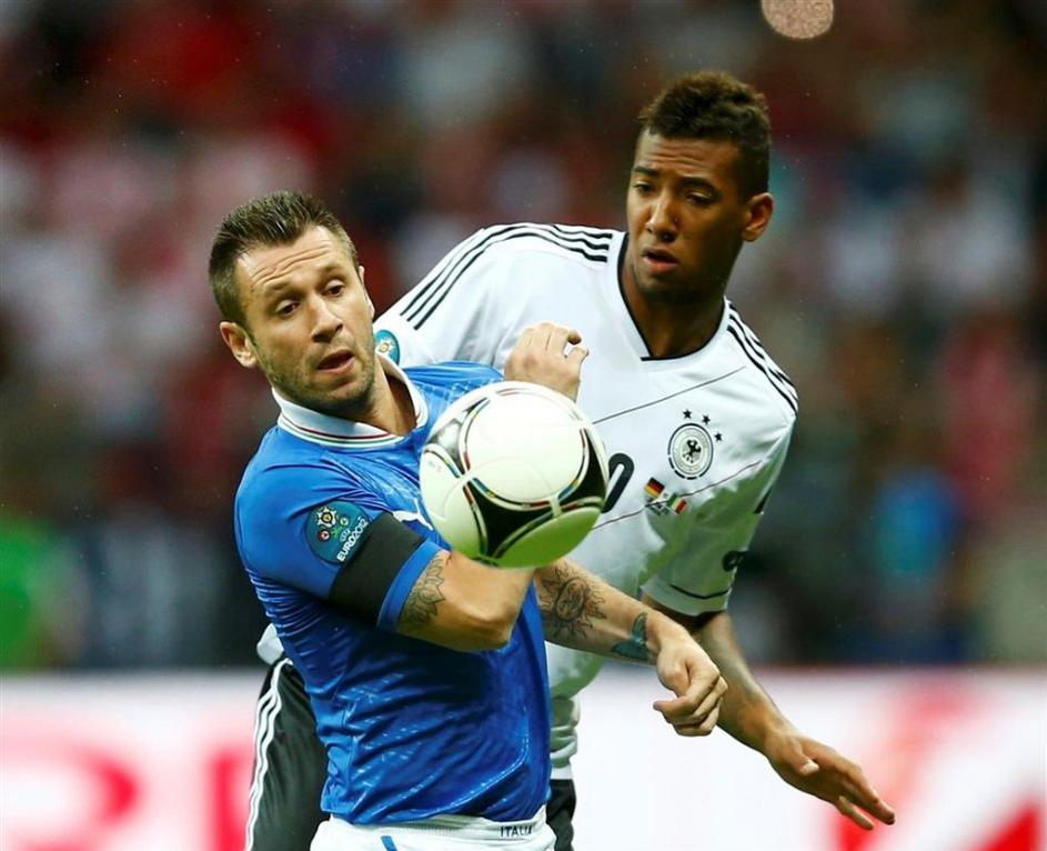 Cassano Boateng Nemčija Italija polfinale Varšava Euro 2012