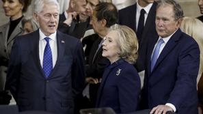 bill clinton, hilary clinton, George w bush