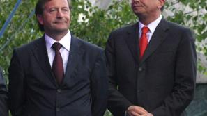 Karl Erjavec in Borut Pahor. Slednji trdi, da sta še vedno prijatelja. (Foto: An