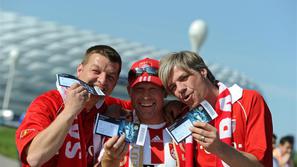 Finale Liga prvakov Bayern Chelsea München navijači Aliianz Arena vstopnice kart