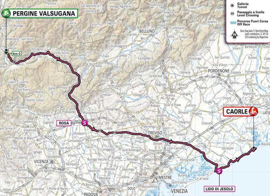 Trasa 17. etape Gira | Avtor: Cyclingstage