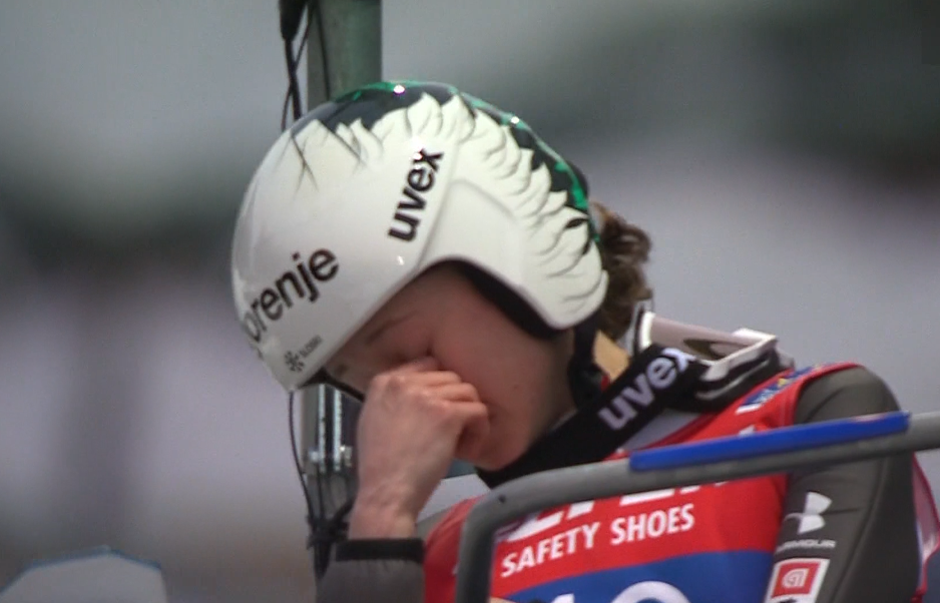 Nika Prevc v solzah | Avtor: Zajem zaslona/TV SLO2