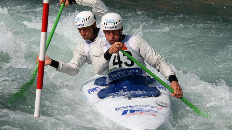 Božič in Taljat sta bila na lanskem domačem SP v Tacnu enajsta. (Foto: Nina Jele
