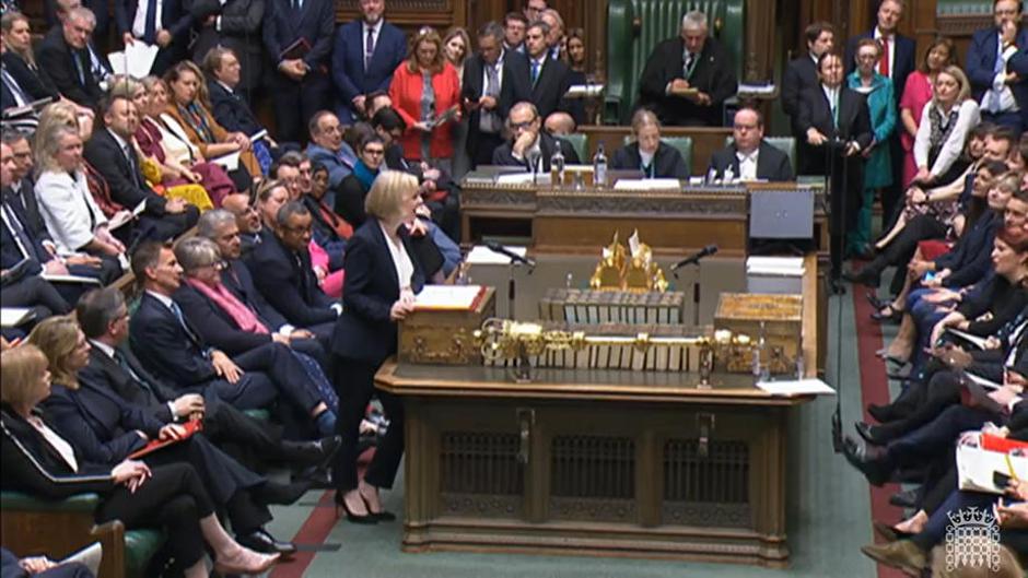 britanski parlament Liz Truss | Avtor: Epa