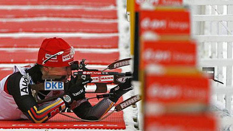 Henklova je odlično tekla in bila mirna na strelišču.