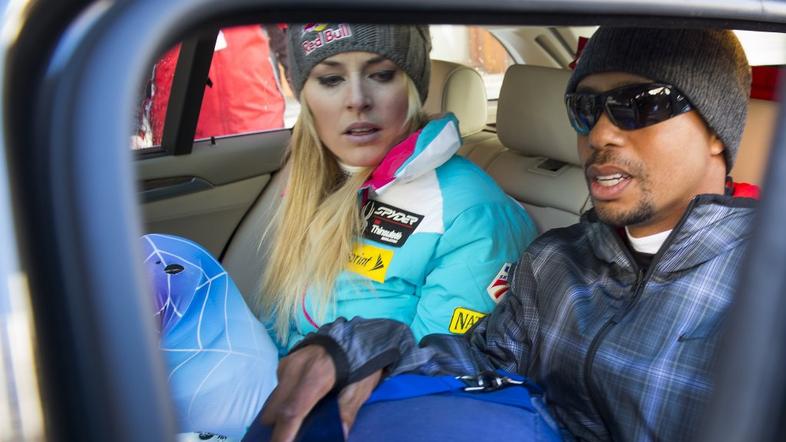 lindsey vonn tiger woods val d'isere