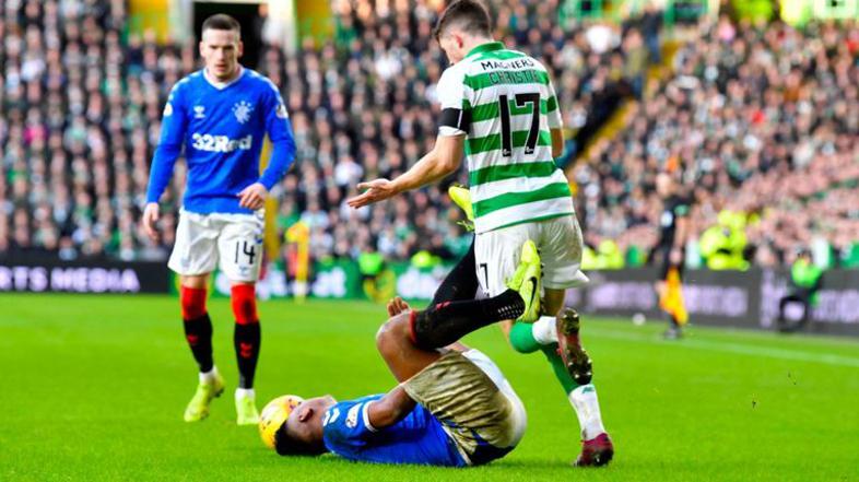 Ryan Christie in Alfredo Morelos