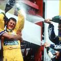 Michael Schumacher Benetton Ford 1992 VN Belgije Spa prva zmaga