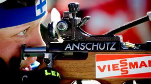 Makarainen Mäkäräinen biatlon svetovni pokal Oslo Norveška puška Anscutz Anschüt