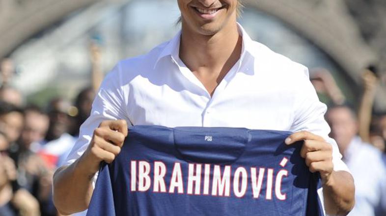 zlatan ibrahimović, PSG, predstavitev