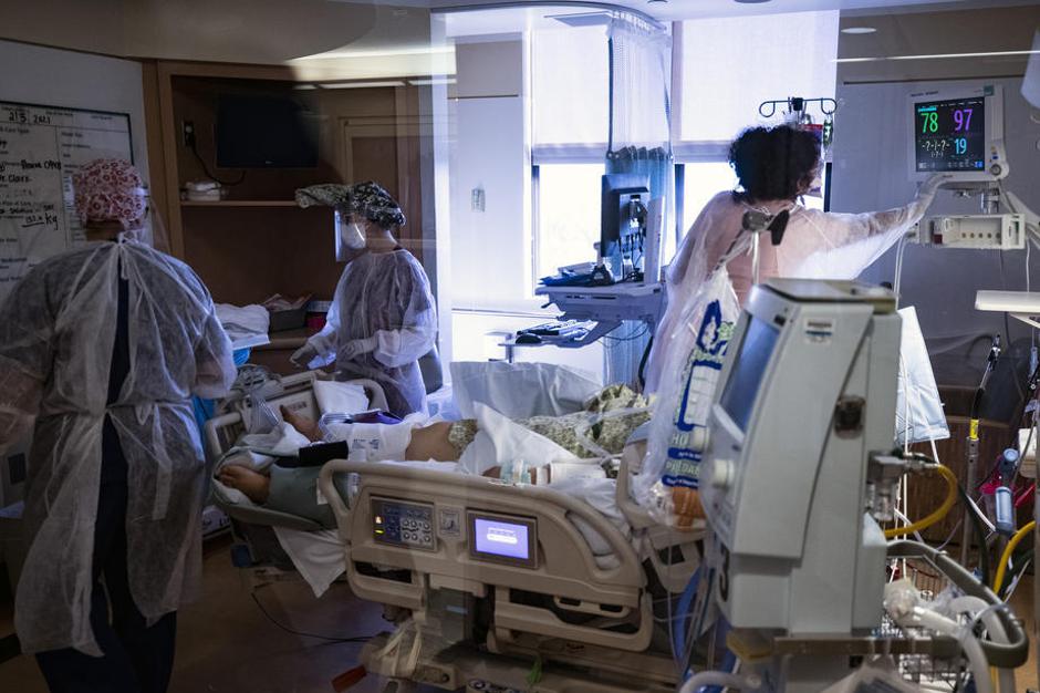 bolnišnica covid-19 pandemija epidemija virus ZDA | Avtor: Epa