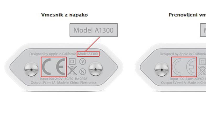 apple napajalnik odpoklic