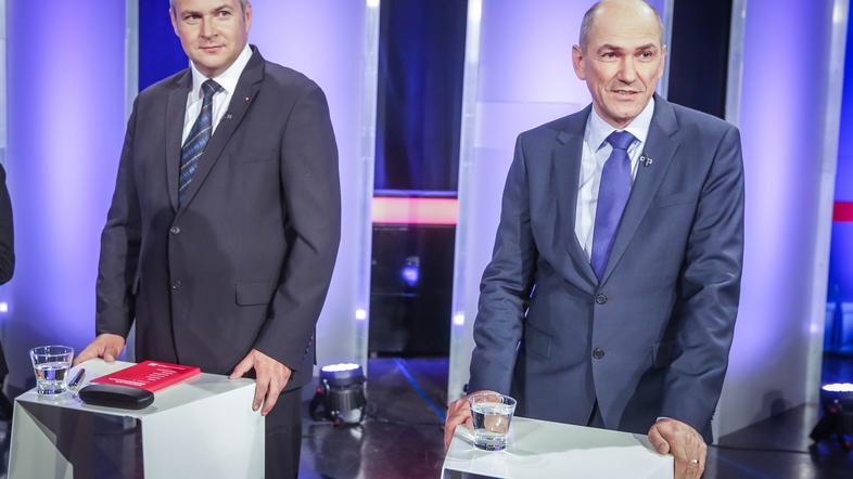 Dejan Židan in Janez Janša