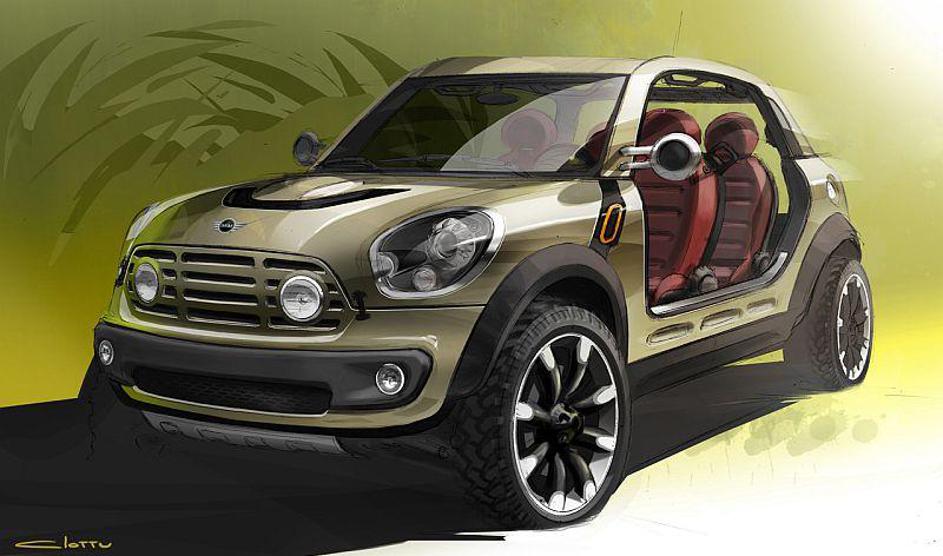 Mini beachcomber koncept bo predstavljen januarja v Detroitu. (Foto: Mini)