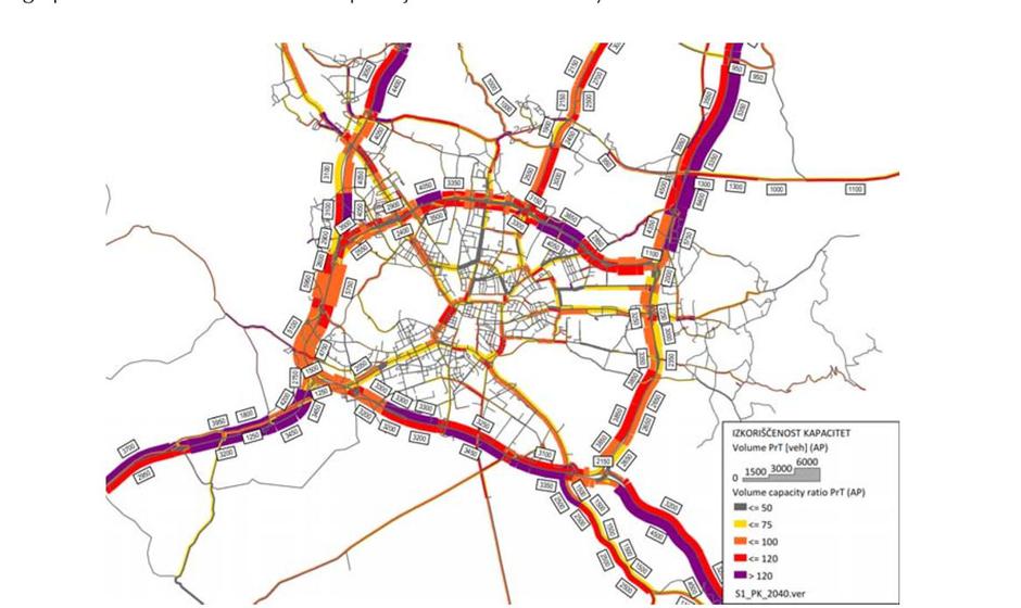 Ljubljanska obvoznica načrt | Avtor: DRSI 
