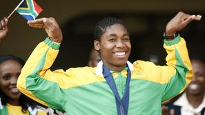 Caster Semenya naj bi bila tudi uradno ženska. (Foto: Reuters)