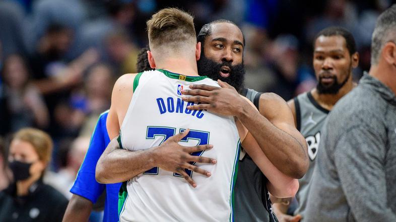 Luka Dončić in James Harden