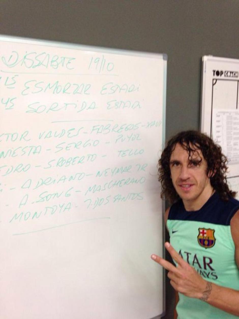 Puyol Osasuna Barcelona Liga BBVA Španija liga prvenstvo | Avtor: Facebook