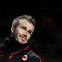 David Beckham AM Milan spet na Old trafford Manchester