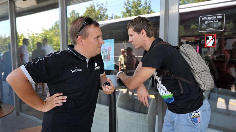 Matej Avanzo in Goran Dragić