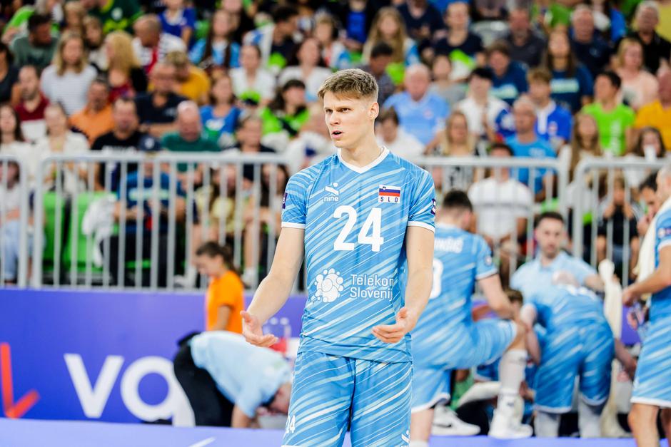 odbojka Liga Narodov Slovenija - Kanada, Nejc Najdič | Avtor: Saša Despot