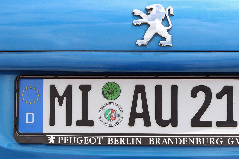 nemška registrska tablica | Avtor: Profimedia